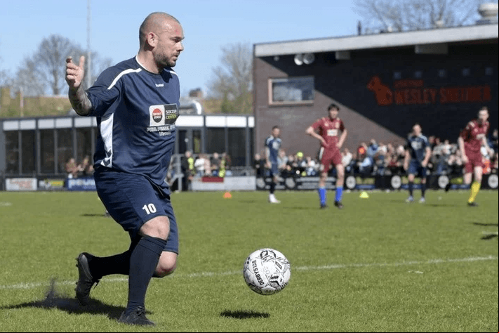 El cambio físico del neerlandés Wesley Sneijder a través de los años.