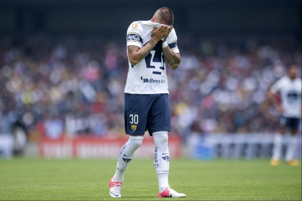 Action picture during the match Pumas vs Queretaro corresponding to Matchday 17 of the Liga BBVA Bancomer MX of the Closing Tournament 2018, at the Ciudad Universitaria. Foto de acción durante el partido Pumas vs Queretaro correspondiente a la Jornada 17 de la Liga BBVA Bancomer MX del Torneo Clausura 2018, en Ciudad Universitaria.