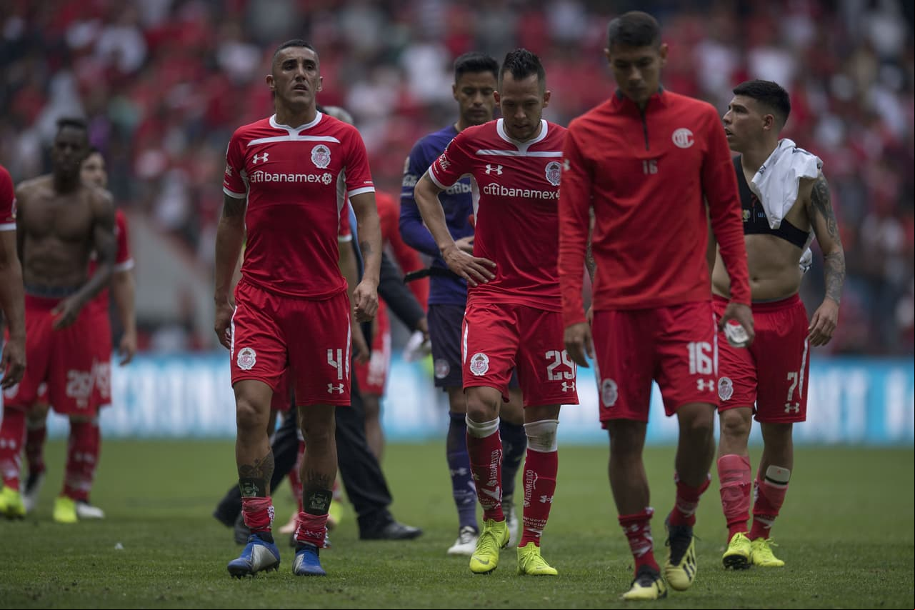 Toluca aún tiene el destino en sus manos a pesar de la derrota pero quedó con 26 puntos en la tabla.