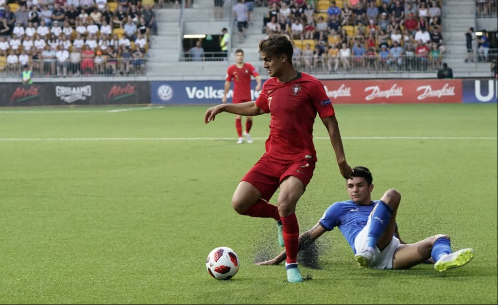 Joao Filipe, delantero del Benfica B, fue una de las figuras de Portugal durante el campeonato.