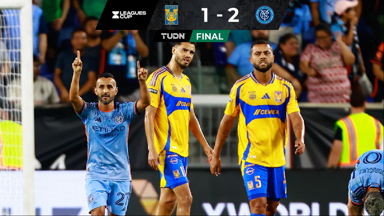 ¡Otro eliminado! Tigres cae por remontada ante New York City 