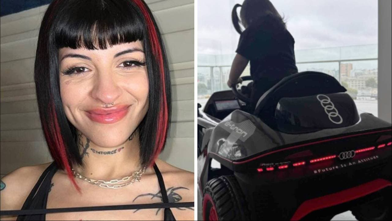 Cazzu comparte tierna foto de su hija en lujoso auto eléctrico: cuesta varios cientos de dólares