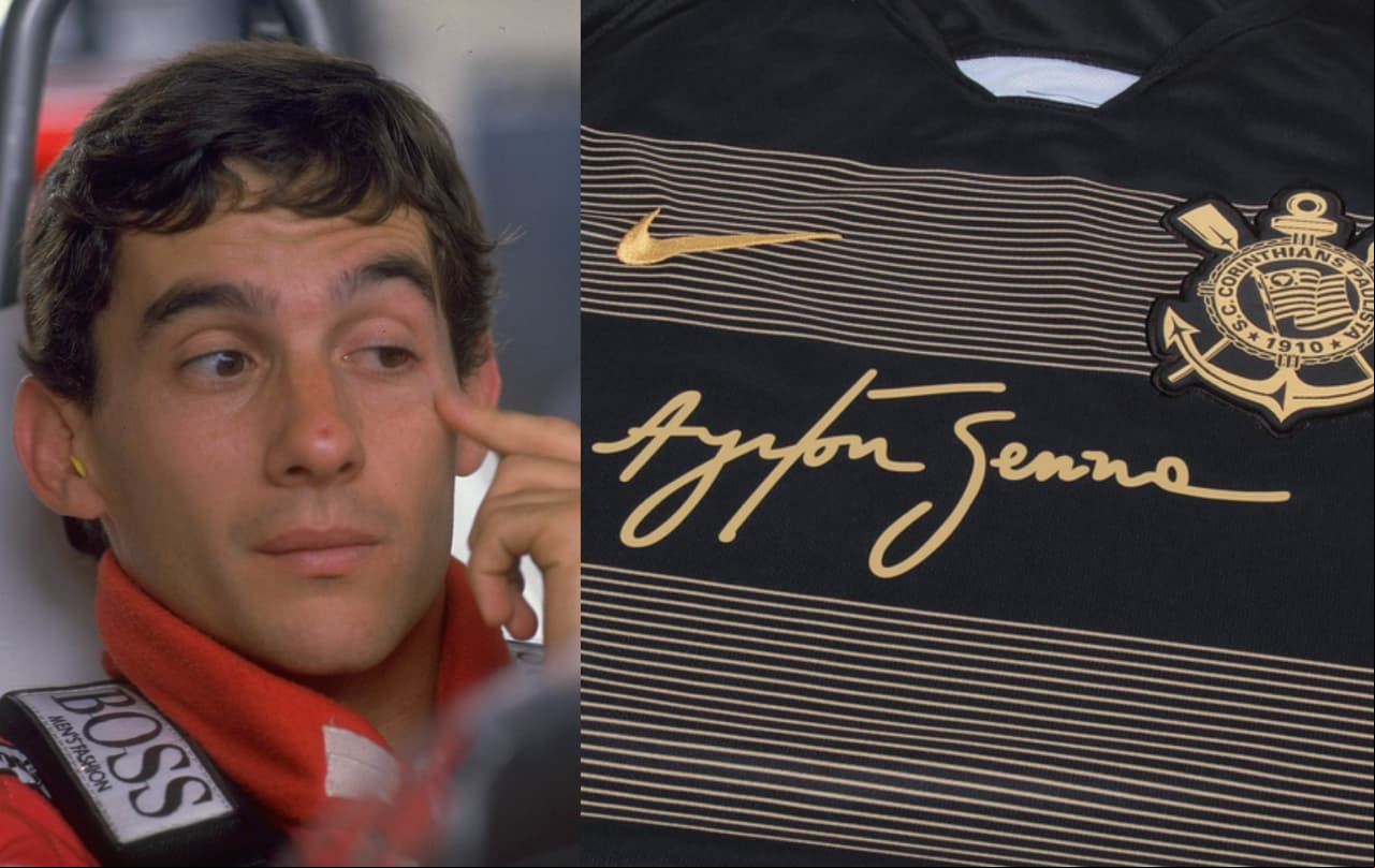 Corinthians volvió a mostrar su cariño hacia Ayrton Senna, piloto brasileño de Fórmula 1 que fue declarado fanático del 
<i>Timao </i>y que falleció hace 24 años en plena carrera.