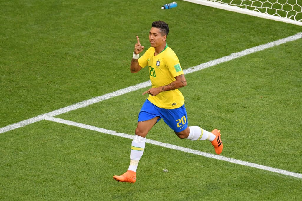 Roberto Firmino tuvo su primer gol en el Mundial y puso así la sentencia para el partido contra México.