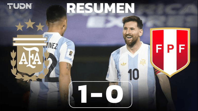 Argentina derrota a Perú con golazo histórico de Lautaro Martínez 