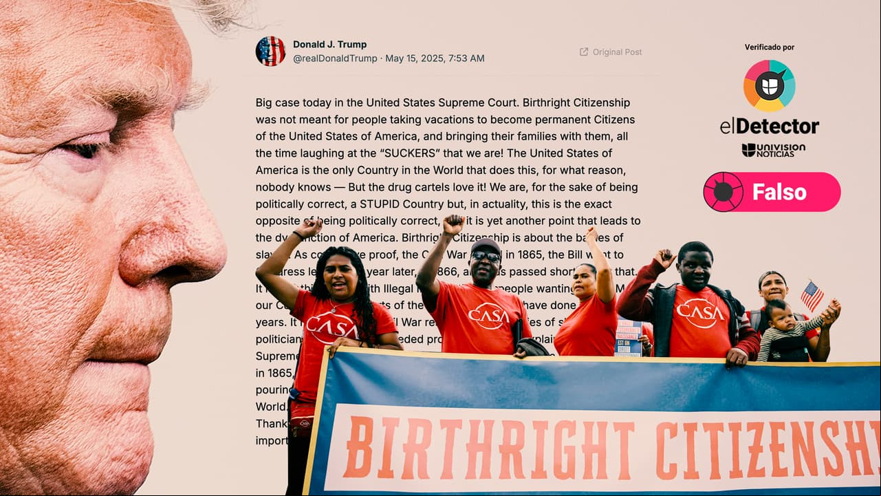 La ciudadanía por nacimiento NO era solo para los “hijos de los esclavos”: la historia desmiente a Trump