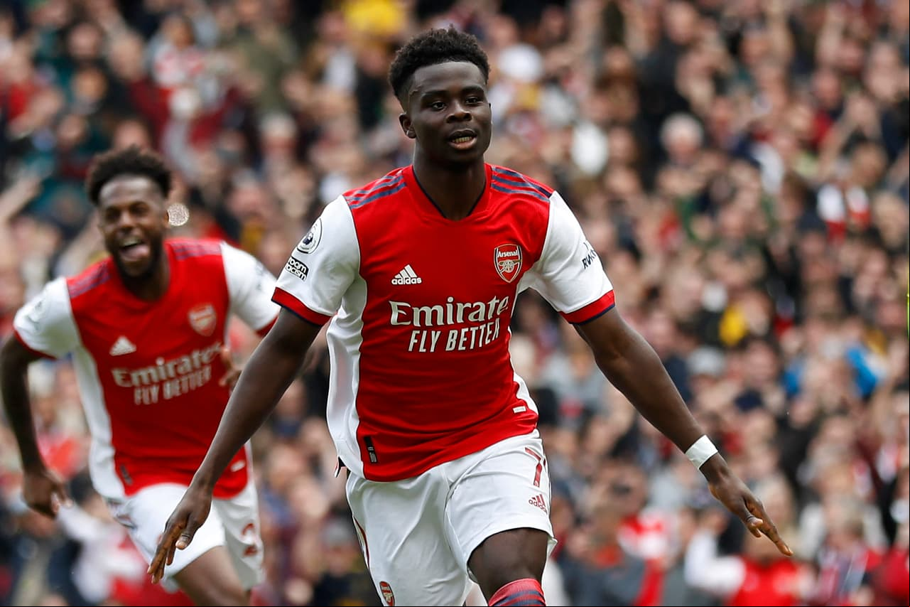 Arsenal venció 3-1 al Manchester United con goles de Nuno Tavares, Bukayo Saka y Granit Xhaka; Cristiano Ronaldo descontó en la Jornada 34.