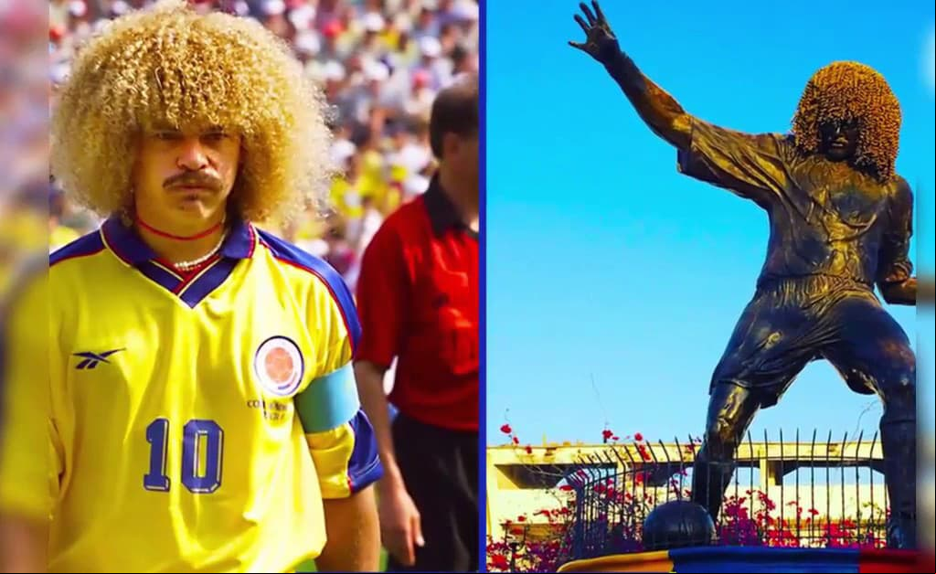En Santa Marta, donde están haciendo el homenaje a Falcao García, hay un antecedente: la estatua a Carlos 'El Pibe' Valderrama.