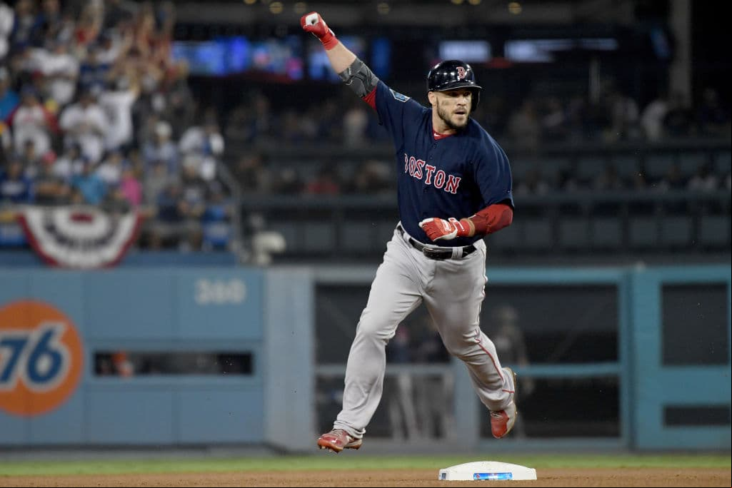 <b>14) Steve Pearce</b>. Es el quinto jugador en la historia en militar con todos los equipos del Este de la Americana, pero en 2018 guió a Boston como su MVP en la Serie Mundial ante los Dodgers.