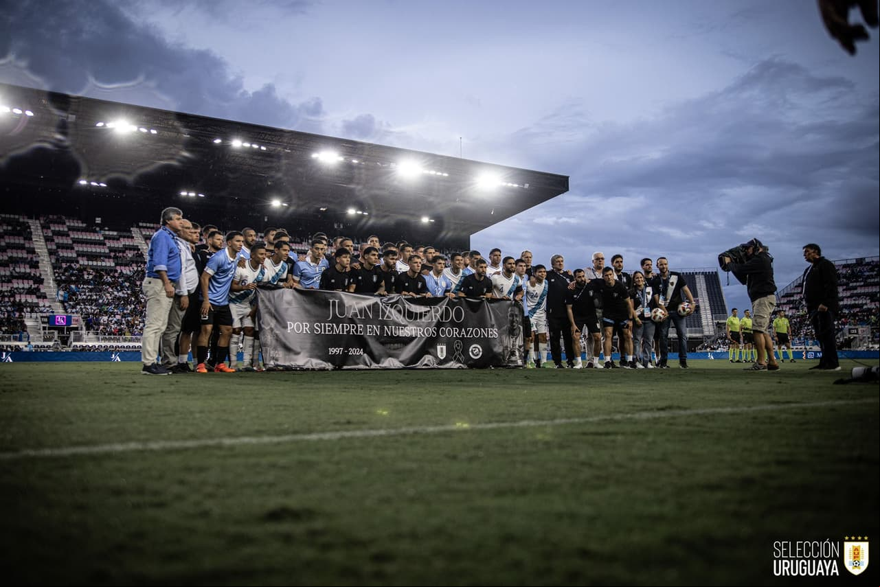 La Celeste rinde homenaje a Juan Izquierdo