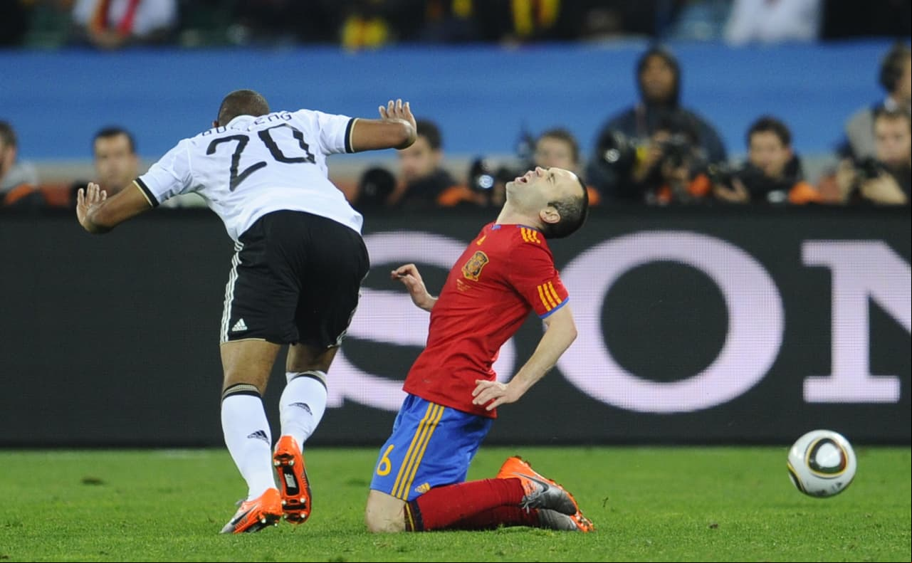 Alemania fue el rival que puso en problemas a España y a Iniesta en las semifinales, un duelo vibrante que se definió por poco.