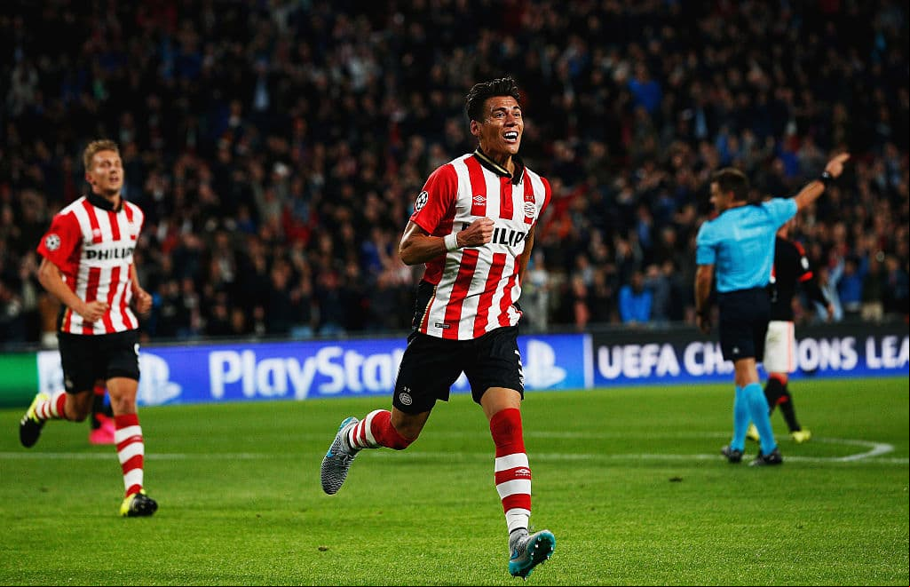 14. Héctor Moreno con el PSV Eindhoven: 1 gol